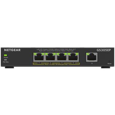 5 Port Netgear GS305EP-100AUS Gigabit PoE+ Network Switch