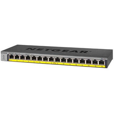 16 Port Netgear GS116LP Gigabit POE+ Network Switch