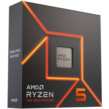 AMD AM5 Ryzen 5 7600X 6 Core 4.7GHz CPU (No Cooler) 100-100000593WOF