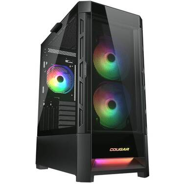 Cougar ATX DUOFACE RGB Tempered Glass Case Black CGR-5ZD1B-RGB