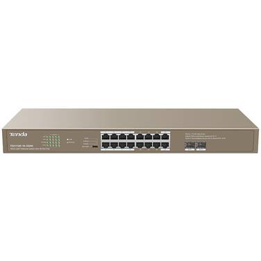 16 Port Tenda TEG1118P-16-250W Gigabit Network Switch Power over Ethernet + SFP