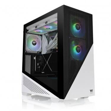 Thermaltake ATX Divider 370 TG ARGB Case White (No PSU) CA-1S4-00M6WN-00