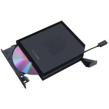 ASUS USB Type-C External ZenDrive V1M Slim DVD Writer Black SDRW-08V1M-U