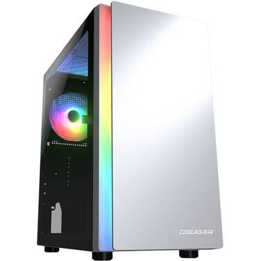 Cougar MicroATX PURITY RGB White Tempered Glass Case