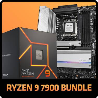 AMD Ryzen 9 7900 + Gigabyte B650 Aero G | AM5 Bundle