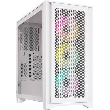Corsair ATX ICUE 4000D RGB White Airflow Case CC-9011241-WW