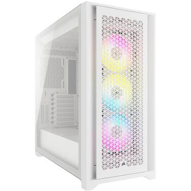 Corsair E-ATX 5000D RGB AIRFLOW TG White Case CC-9011243-WW