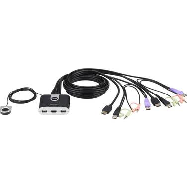 Aten CS-692 KVM Switch 2 Port Single Display HDMI w/audio