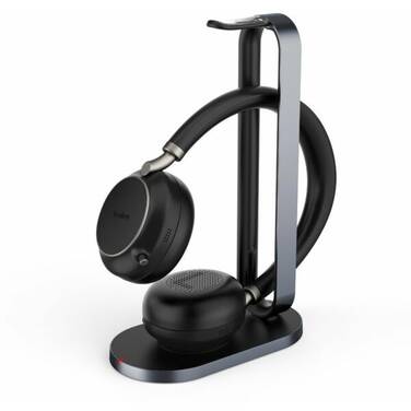 Yealink BH76-UC-CH-BL-C Bluetooth Wireless Stereo Headset With Charging Stand Black