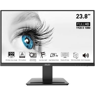 24 MSI PRO MP243 FHD IPS Monitor with Speakers