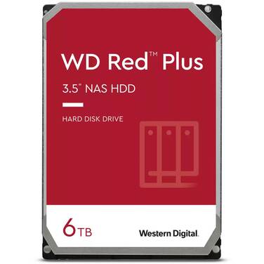6TB WD 3.5 SATA 6Gb/s Red Plus HDD WD60EFPX, Limit 2 per customer