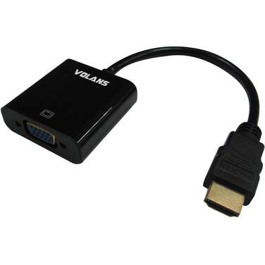 Volans HDMI to VGA Male to Female Converter with Audi VL-HMVG-NA