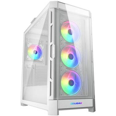 Cougar E-ATX DUOFACE Pro RGB Tempered Glass Case White CGR-5AD1W-RGB