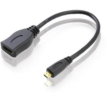 MicroHDMI(male) to HDMI(Female) Adapter cable 15cm PN HDMI-MICRO-ADPCL