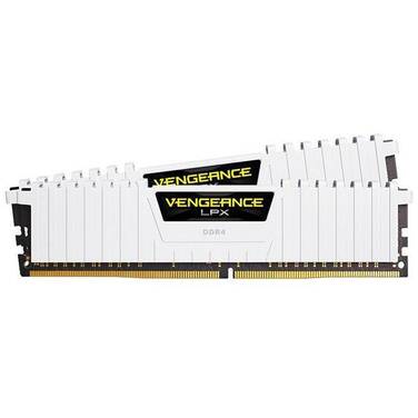 32GB Corsair (2x16) DDR4 3200Mhz Vengeance LPX White CMK32GX4M2E3200C16W Ram Kit