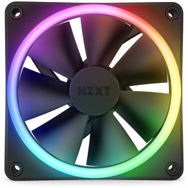 120mm NZXT F120 RGB DUO Black Case Fan RF-D12SF-B1