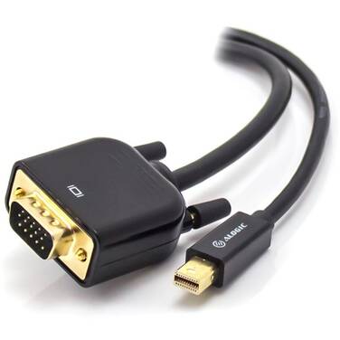 3 Metre ALOGIC SmartConnect Mini DisplayPort to VGA Cable Male to Male - OPEN STOCK - CLEARANCE 