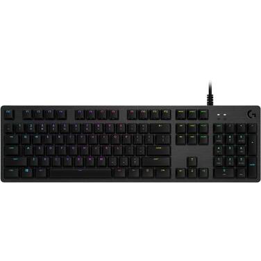 Logitech G512 Carbon RGB Tactile-Brown Mechanical Gaming Keyboard Black