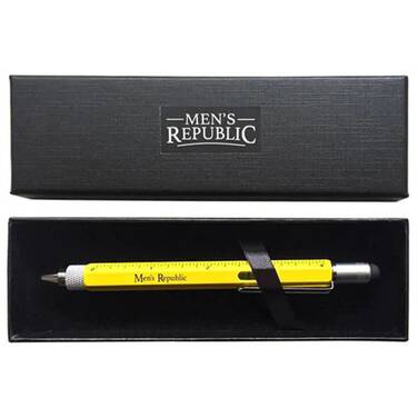 Men's Republic 9 in 1 Multi tool Stylus Yellow MR2283