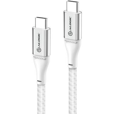 30cm ALOGIC USB 2.0 USB-C to USB-C - Male to Male - Silver ULCC2030-SLV