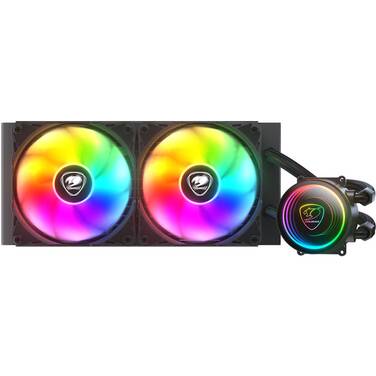 Cougar Poseidon Elite 240 ARGB Liquid CPU Cooler Black CGR-PSDELRGB-B-240