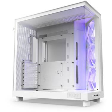 NZXT ATX H6 Flow RGB Edition Case White CC-H61FW-R1