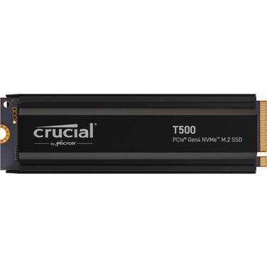 2TB Crucial T500 + Heatsink PCIe Gen4 NVMe SSD CT2000T500SSD5
