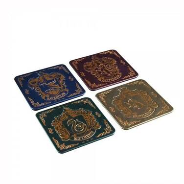 Harry Potter Hogwarts House Crest Coasters 5055964716653