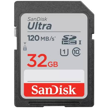 32GB Sandisk Ultra SDHC Memory Card SDSDUN4-032G-GN6IN