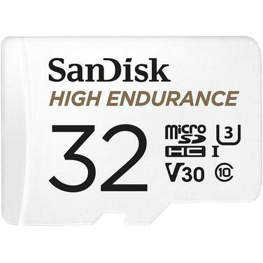 32GB Sandisk High Endurance Micro SDHC Memory Card SDSQQNR-032G-GN6IA with SD Adapter