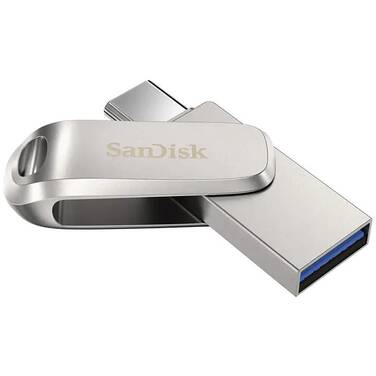 64GB SanDisk Ultra Dual Drive Luxe USB3.1/Type-C SDDDC4-064G-G46 Flash Drive Metal