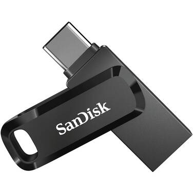 128GB SanDisk Ultra Dual Drive Go USB3.1 Type-A/Type-C SDDDC3-128G-G46 Flash Drive Black