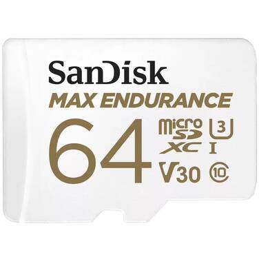 64GB Sandisk Max Endurance Micro SDXC Memory Card SDSQQVR-064G-GN6IA with SD Adapter