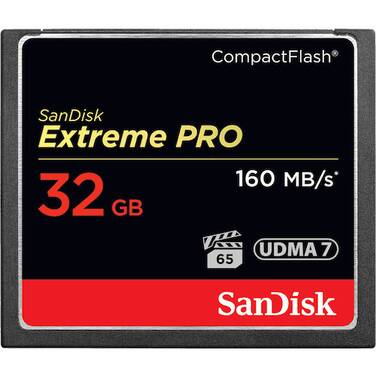 32GB SanDisk Extreme Pro Compact Flash Card SDCFXPS-032G-X46