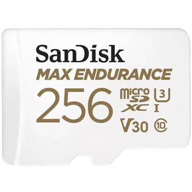 256GB Sandisk Max Endurance Micro SDXC Memory Card SDSQQVR-256G-GN6IA with SD Adapter