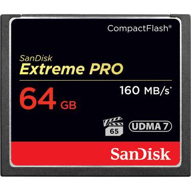 64GB SanDisk Extreme Pro Compact Flash Card SDCFXPS-064G-X46