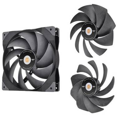 140mm Thermaltake SWAFAN GT14 Case Fan CL-F157-PL14BL-A