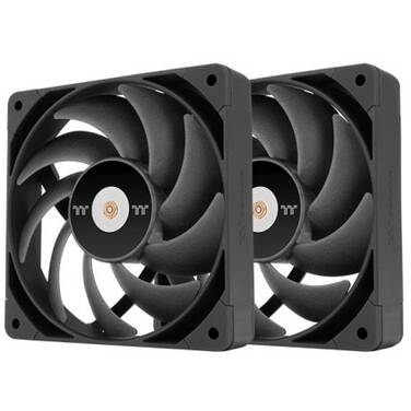 2 x 140mm Thermaltake TOUGHFAN 14 PRO CL-F160-PL14BL-A High Static Pressure Case Fan