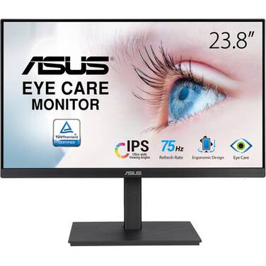 24 ASUS VA24EQSB FHD 75Hz IPS Monitor with Height Adjust and Speakers