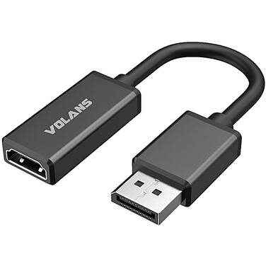 Volans VL-DPHM2-S ACTIVE DisplayPort 1.4 to Female HDMI 2.0b Adapter