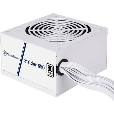 650 Watt Silverstone Strider 650 White 80+ Power Supply SST-ST650-EF-WBW
