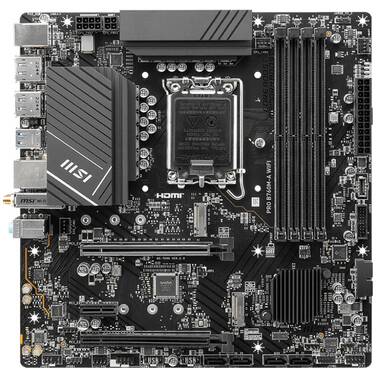 MSI S1700 MicroATX PRO B760M-A WIFI DDR5 Motherboard