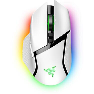 Razer Basilisk V3 Pro White Ergonomic Wireless Gaming Mouse RZ01-04620200