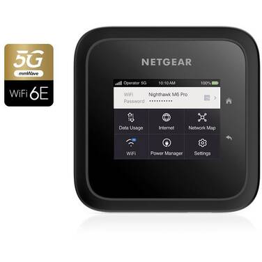 Netgear Nighthawk M6 Pro 5G MR6550-100APS mmWave WiFi 6E Mobile Hotspot Router