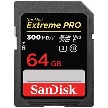 64GB Sandisk Extreme Pro SDXC Memory Card SDSDXDK-064G-GN4IN