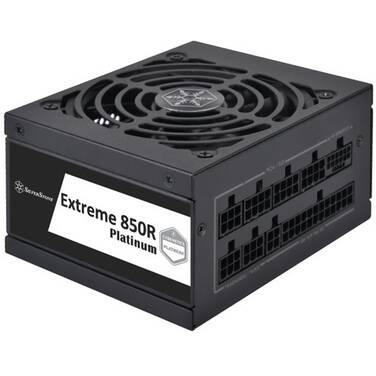 850 Watt Silverstone EX850R 80 PLUS Platinum SFX Modular Power Supply Black