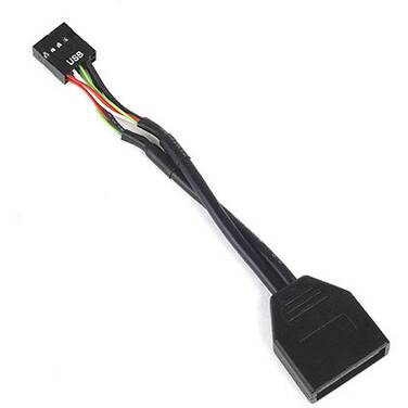 Silverstone G11303050-RT Internal 19pin USB 3.0 to USB 2.0 Adapter Cable