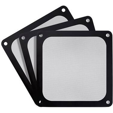 Silverstone 120mm Black Ultra Fine Magnetic Fan Filter 3 Pack