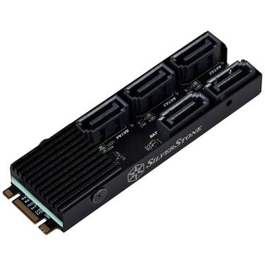 SilverStone ECS07 5-Port SATA Gen3PCIe storage expansion card