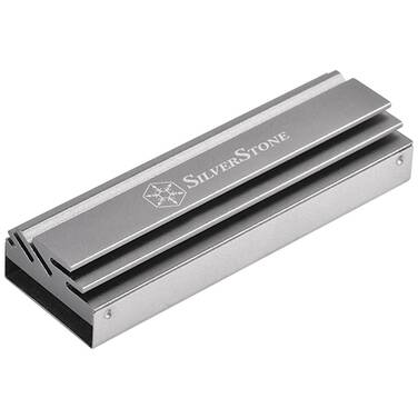 Silverstone TP04 Aluminium alloy M.2 SSD Cooling kit Titanium Grey